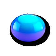 Power Balls: Ballon blau