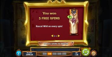 Rascal Riches: Gratis-Spins