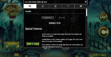 Reel Crime: Coffin Up Cash: Bonus Spiele