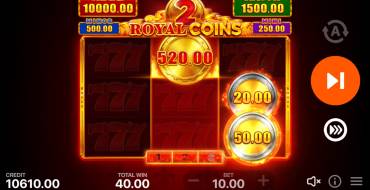 Royal coins 2: Hold and Win: Bonus Spiele