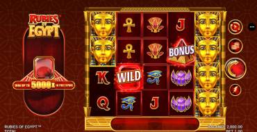 Rubies of Egypt: Spielautomat