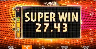 Sevens High Ultra: Gewinne