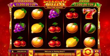 Sizzling Bells: Spielautomat