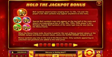 Sizzling Bells: Bonus Spiele