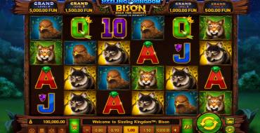 Sizzling Kingdom Bison: Spielautomat