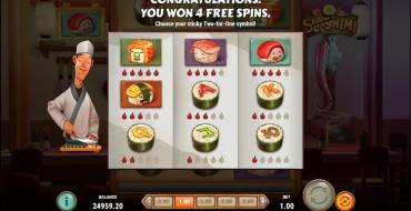 Slashimi: Gratis-Spins