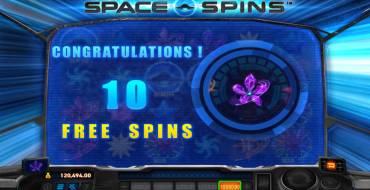 Space Spins: Gratisdrehs und/oder Neudrehungen