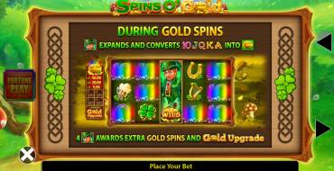 Spins O' Gold Fortune Play: Gratisdrehs und/oder Neudrehungen