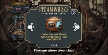 Steamworks Gears of Fortune: Einzigartige Merkmale