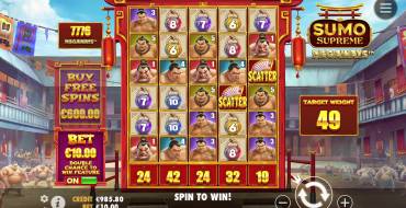 Sumo Supreme Megaways: Spielautomat