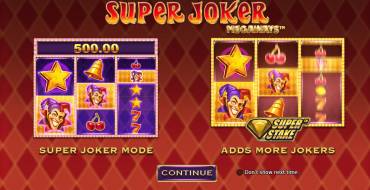 Super Joker Megaways: Spielautomat