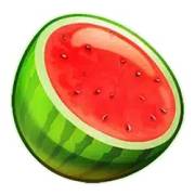 Wassermelone Zeichen in Super Sunny Fruits: Hold and Win