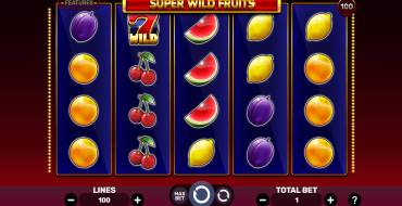 Super Wild Fruits: Spielautomat