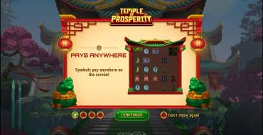 Temple of Prosperity: Einzigartige Merkmale