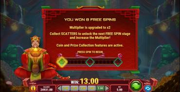 Temple of Prosperity: Gratis-Spins