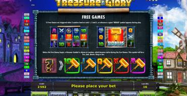 Treasure and Glory: Gratis-Spins