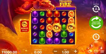 Treasures of Fire: Scatter Pays: Spielautomat