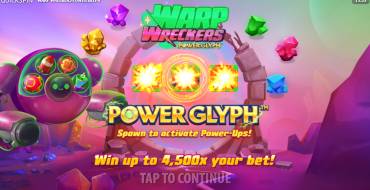 Warp Wreckers Power Glyph: Spielautomat