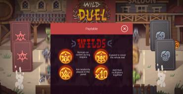 Wild Duel: Auszahlungstabelle