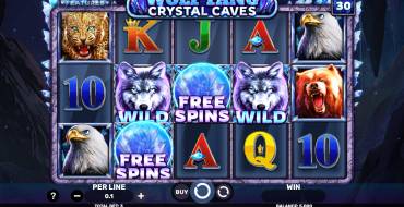 Wolf Fang – Crystal Caves: Spielautomat