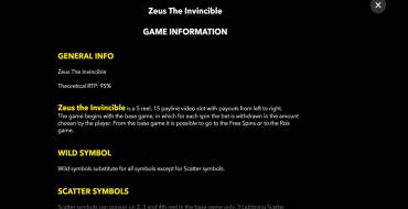 Zeus the Invincible: Regeln