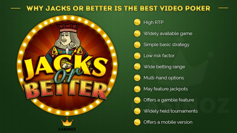 Vorteile von Video-Poker Jacks or Better