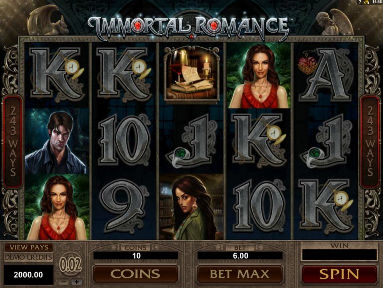 Immortal Romance - Microgaming-Spielautomat