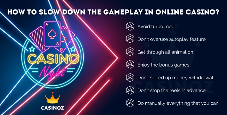 Spieltempo im Online-Kasino