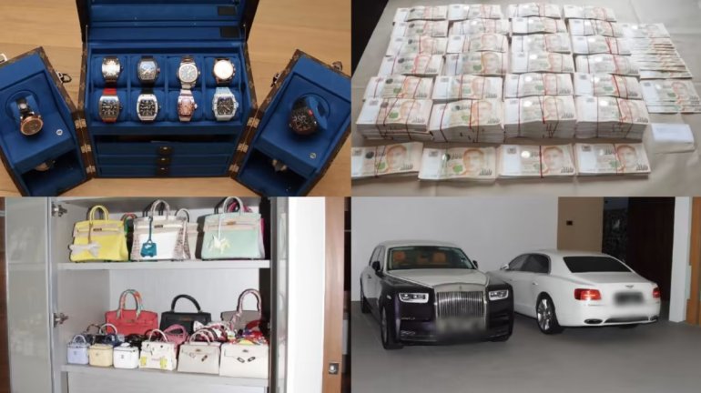 Singapur Geldwäsche, von der Polizei beschlagnahmte Vermögenswerte