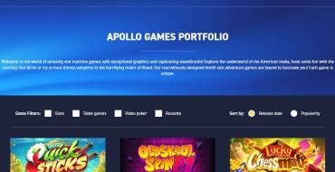 Apollo Games: Spiele