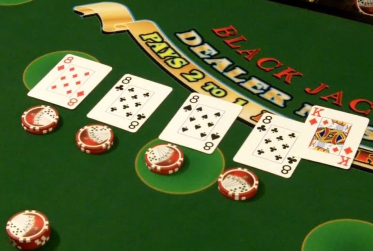 Split beim Blackjack